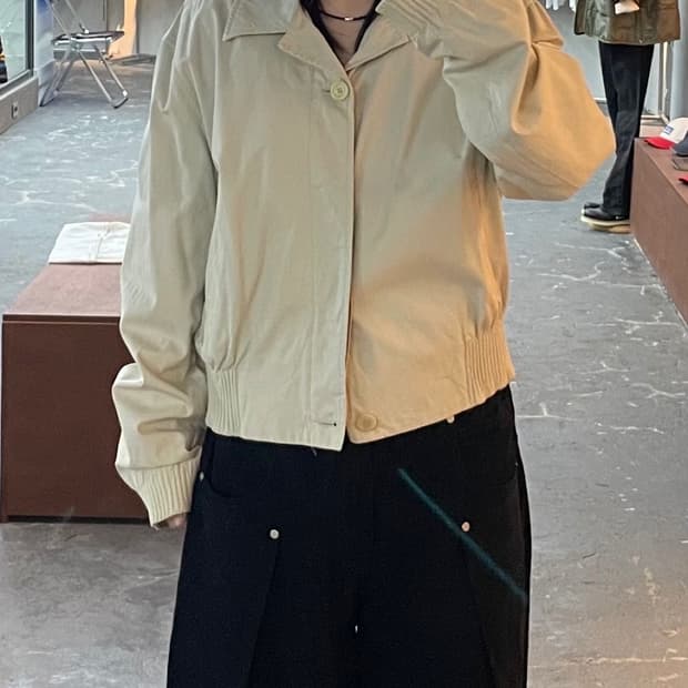 베르사체 코튼 블루종 자켓 H1590