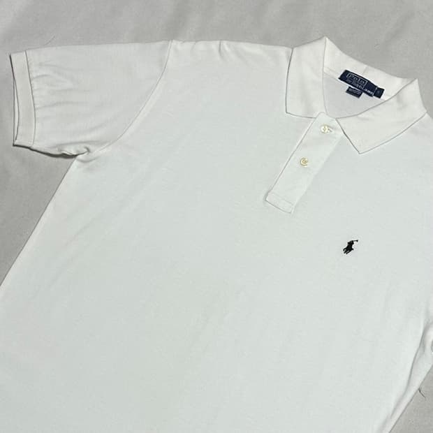 S 폴로랄프로렌 화이트 카라반팔티