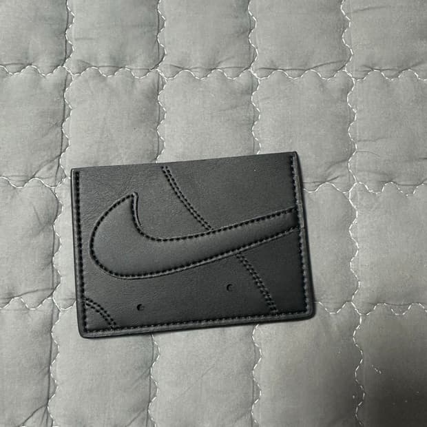 나이키 아이콘 에어포스 1 카드 지갑 블랙