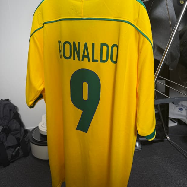 브라질1998유니폼 2xl/xxl (classicfootballshir)