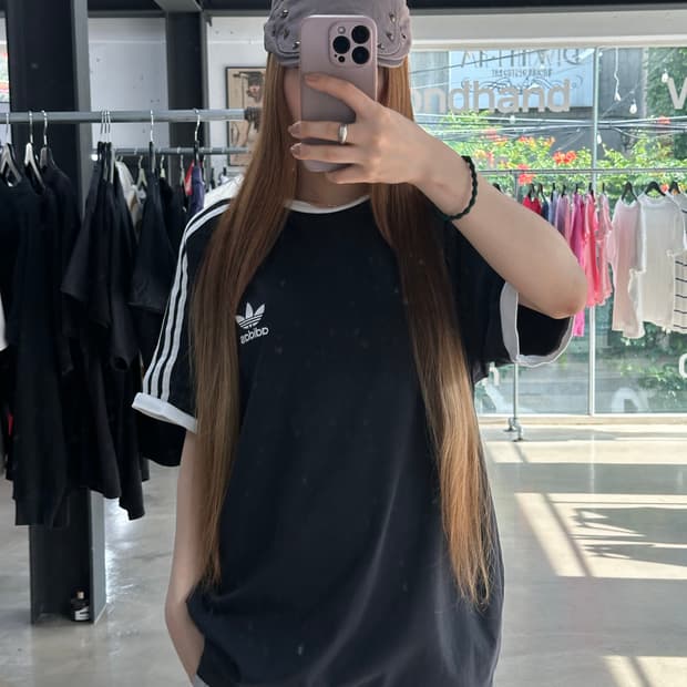 아디다스 파이어버드 삼선 반팔 링거티