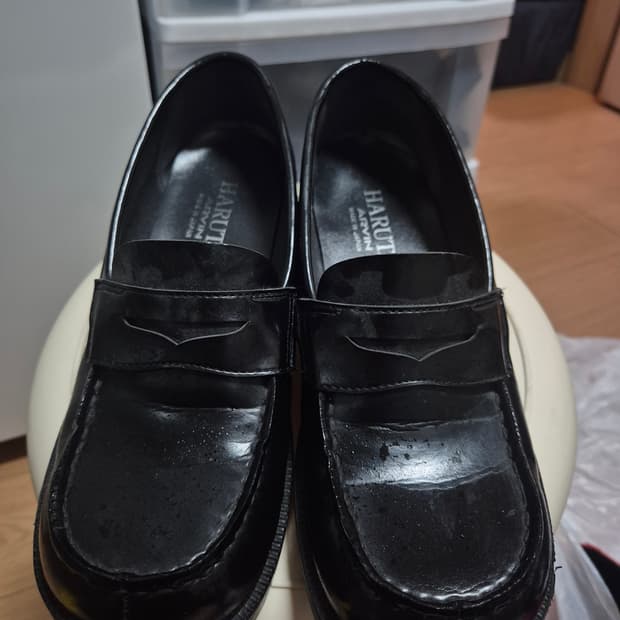 하루타 블랙 스퀘어 페니로퍼 240