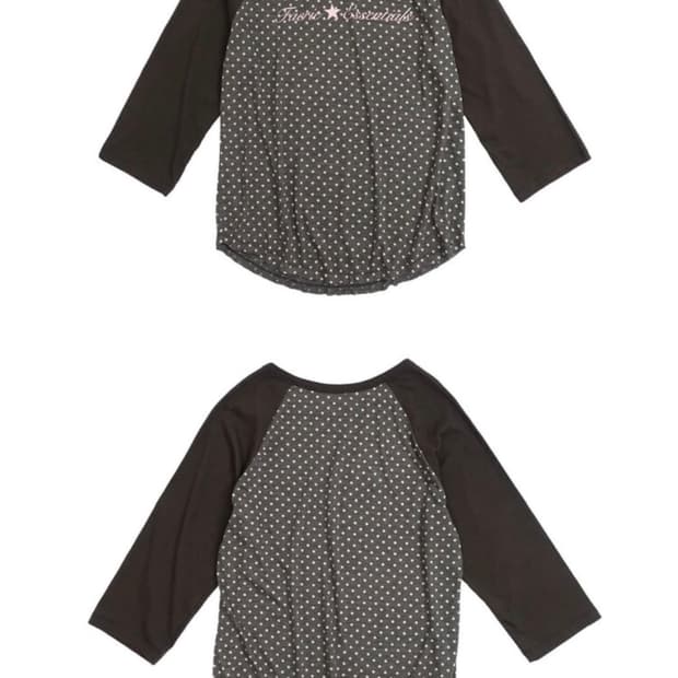 샵 페어리 dot raglan sleeve top
