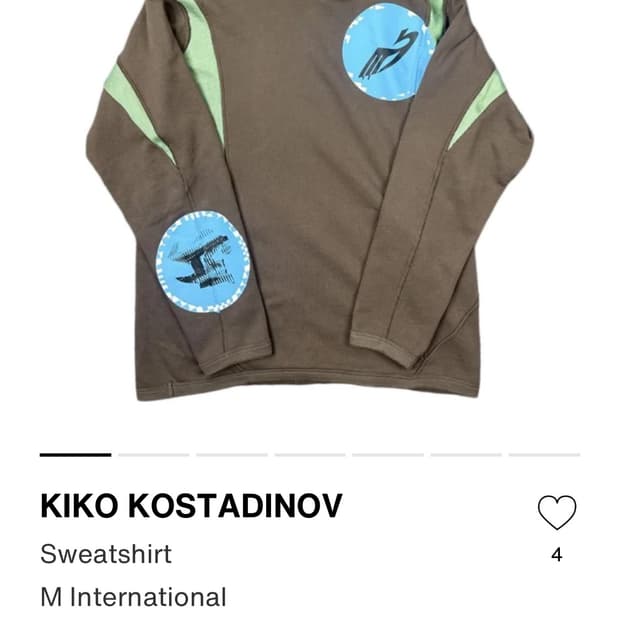 키코 코스타디노브 20ss Tulcea Contrast Hoodie