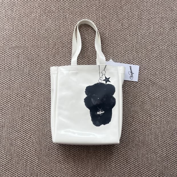 바퀘라 테디 베어 숄더&토트 백