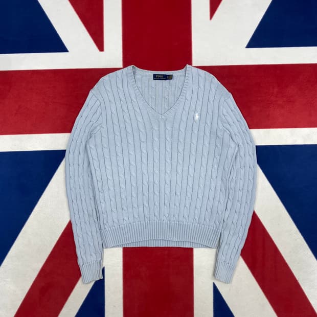 폴로 니트 여성 XL 