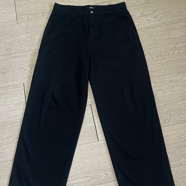 스투시 워크기어 와이드 팬츠 32