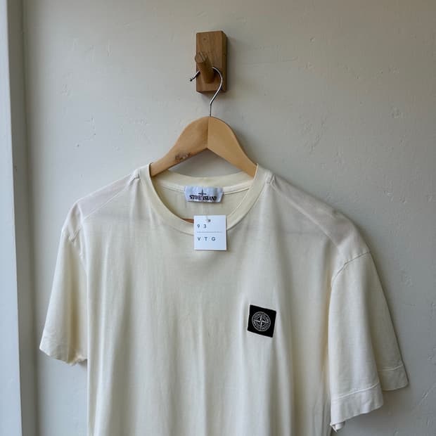 14861 - 스톤아일랜드 로고 패치 반팔 티셔츠