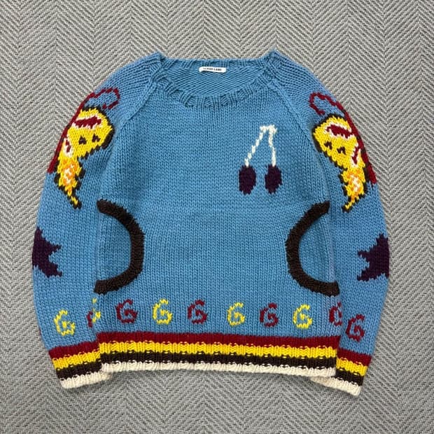 사슴 울 니트 스웨터 v1922