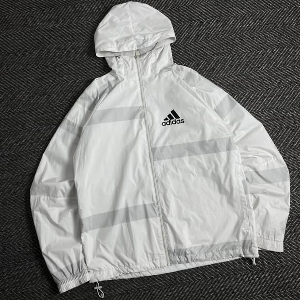 아디다스 블랙 나일론 우븐 트랙 바람막이 자켓y 3032