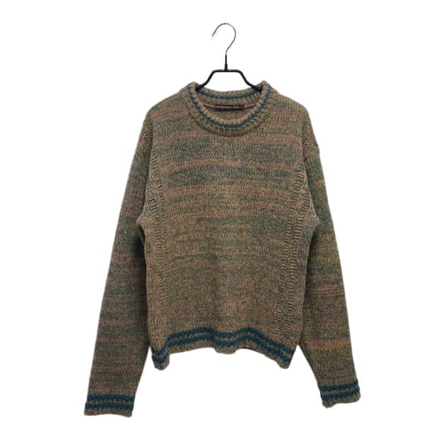 앤더슨벨 탐 멜란지 크루넥 니트 스웨터