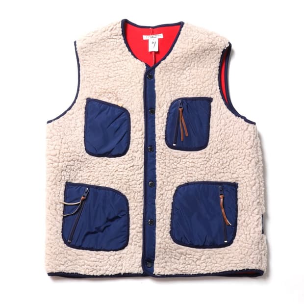 A.blue Garments Fleece Vest

