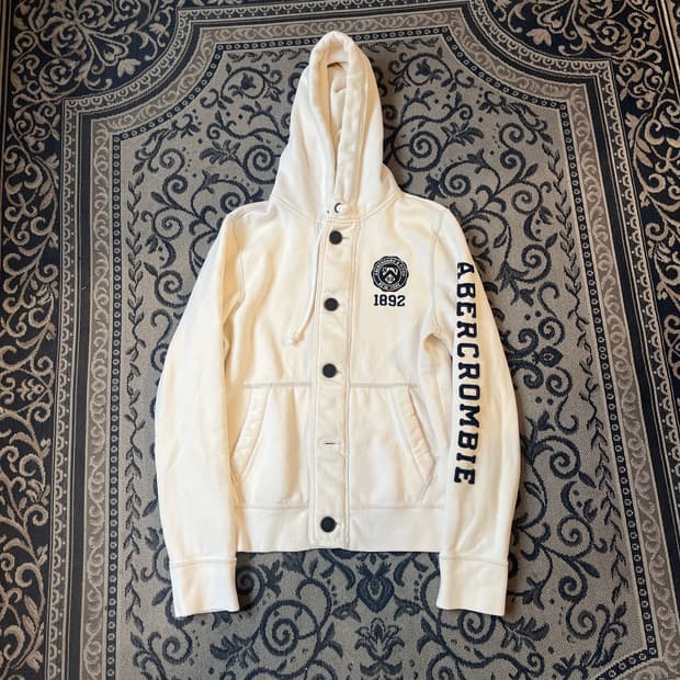 L 아베크롬비 버튼업 후드 자켓/W2633