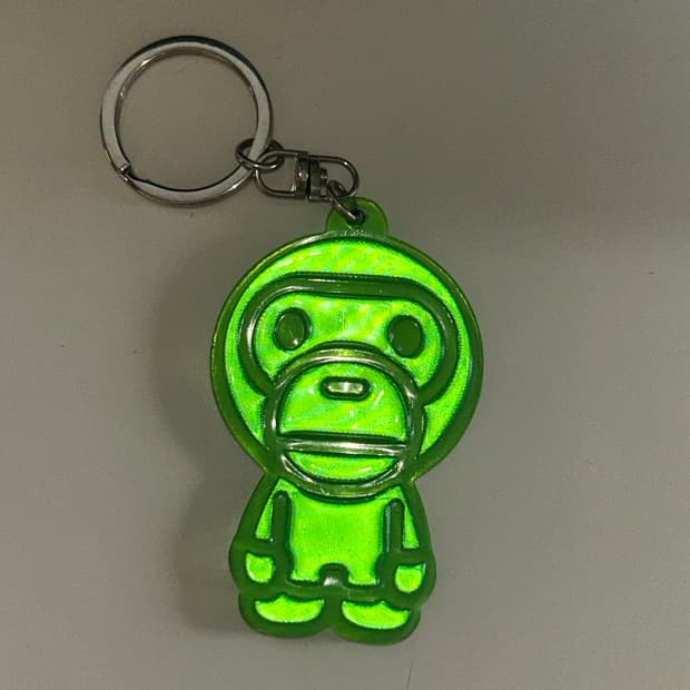 베이프 베이비마일로 리플렉티브 키링 그린