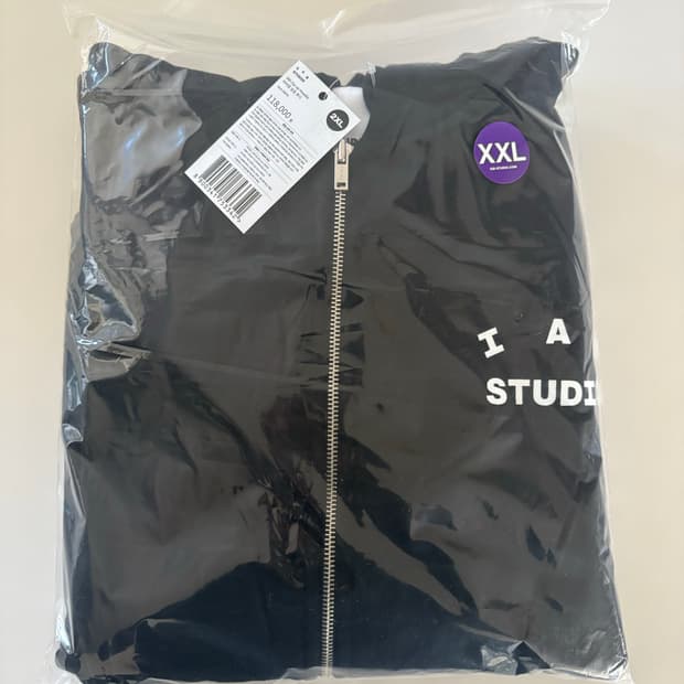 [XXL]아이앱 후드집업 블랙 26ss