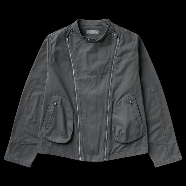 산산기어 motor jacket chacoal