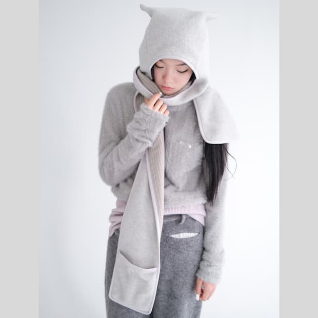 샵페어리 후드 머플러
