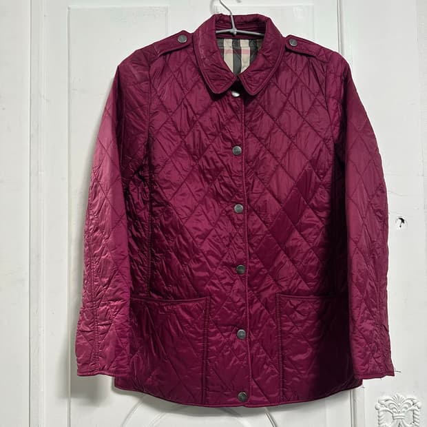 버버리 칠드런 퀄팅자켓