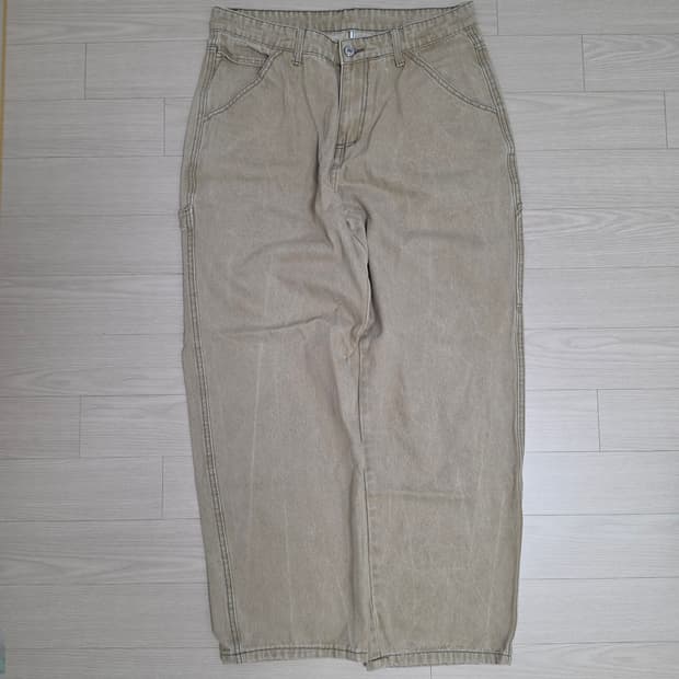 카펜터 팬츠 베이지