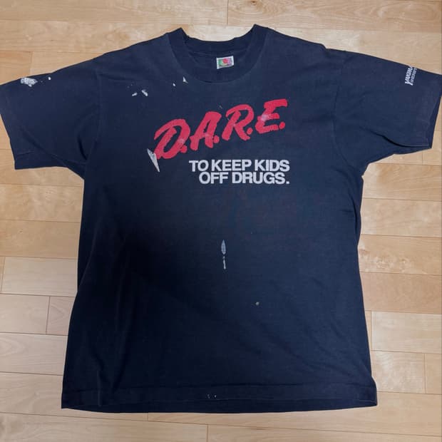 [XL] 90s DARE 빈티지 반팔 싱글스티치