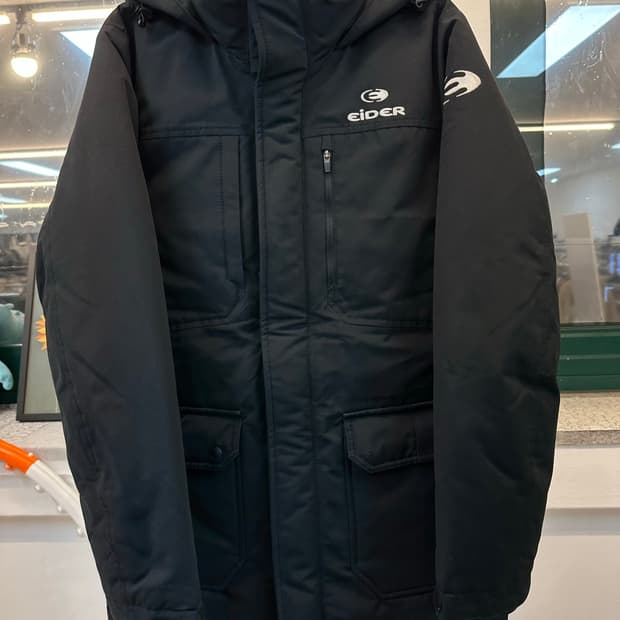 아이더 블랙 패딩