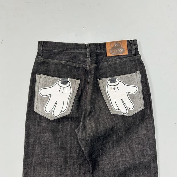 XLAGE 디즈니 프린팅 데님