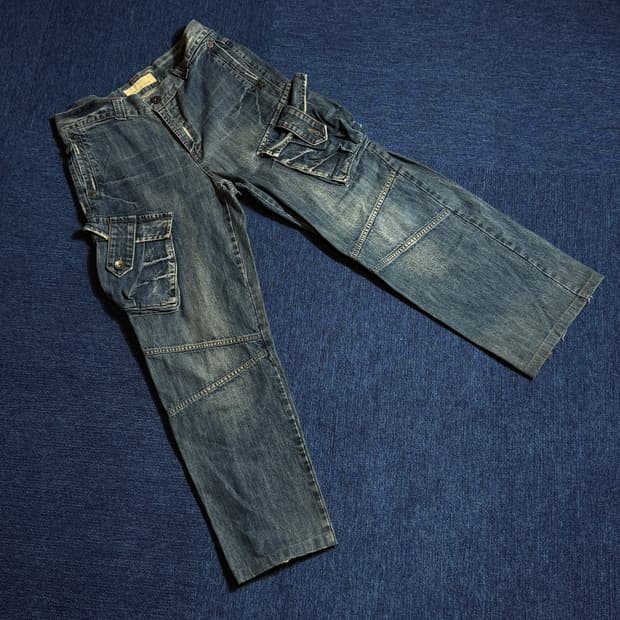 빈티지 포켓 데님팬츠