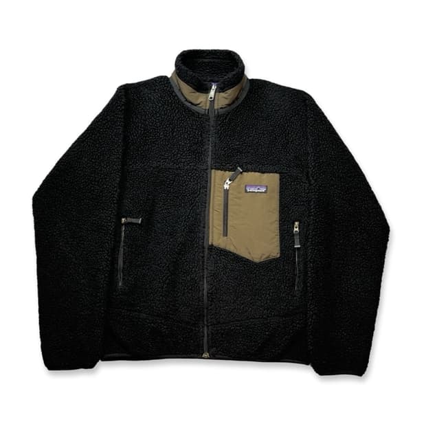 08s 파타고니아 레트로X 플리스 블랙 카키