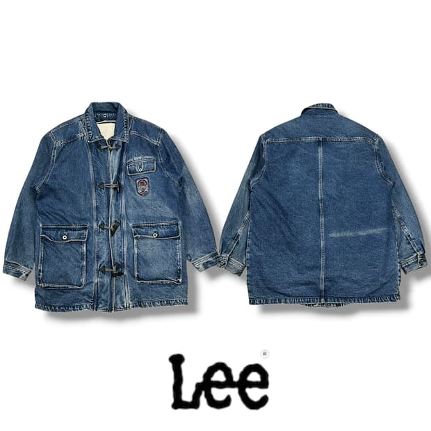 리 더플 데님코트 s08621