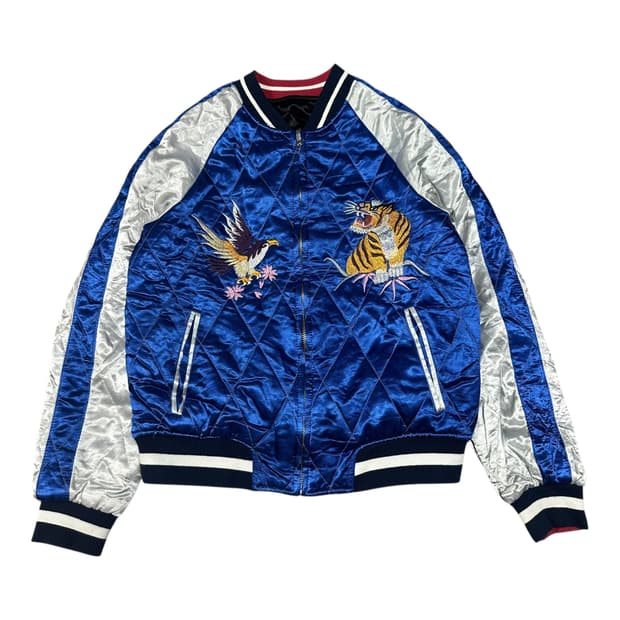 ✨ (바배) 일본판 자수 리버시블 스카쟌 자켓 