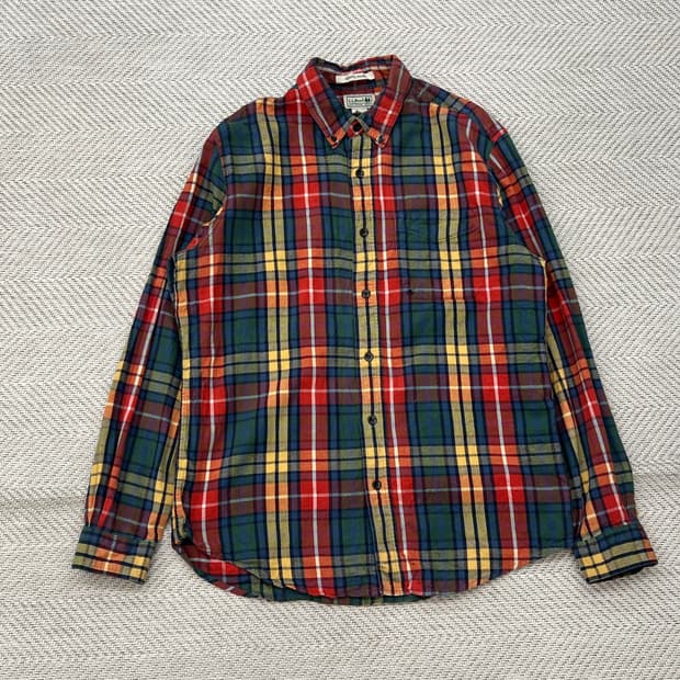 엘엘빈 워크 체크셔츠 r2312