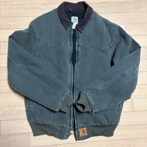 칼하트 산타페 자켓 J14 모스 라지톨