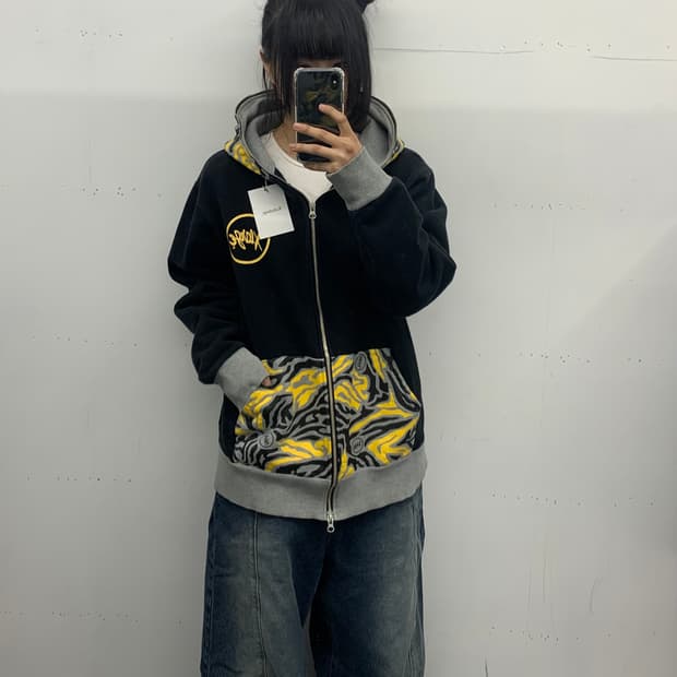 X large two-face 풀집업