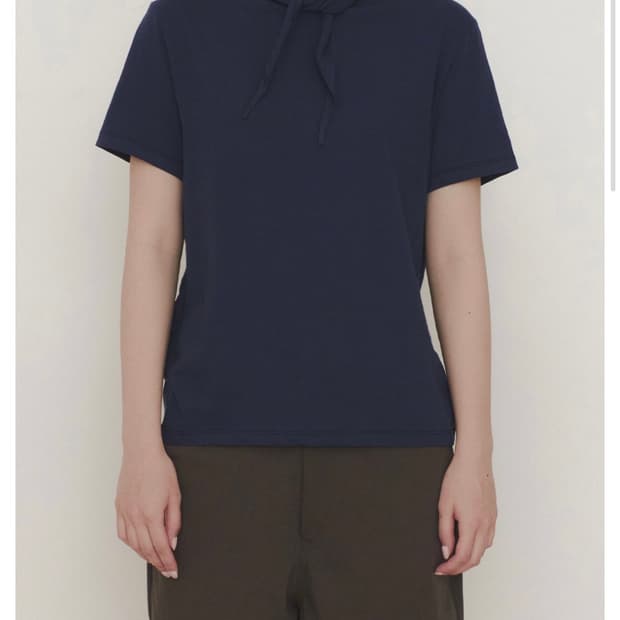 parrt Scarf t shirts (Navy) 1사이즈 (구매)