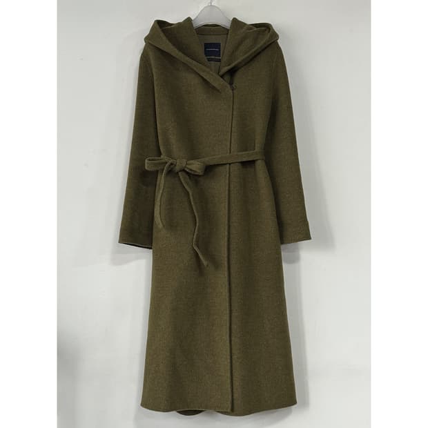 더캐시미어 울 캐시 핸드메이드 롱 코트