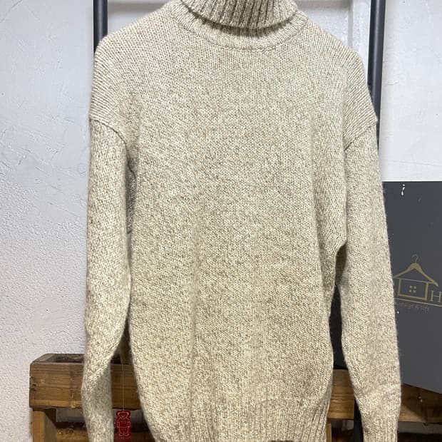 올드 유니클로 하이넥 니트