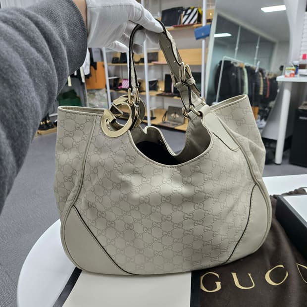 [A급컨디션]구찌 시그니처 인터로킹 토트백