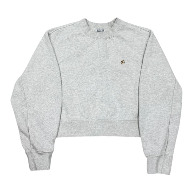마리떼 프랑소와 저버 크롭 스웻셔츠 맨투맨 그레이 M