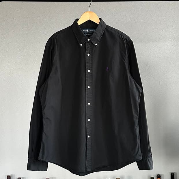 [L]폴로 랄프로렌 커스텀핏 블랙 셔츠