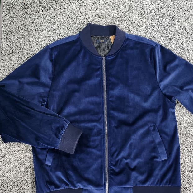 벨벳 보머 재킷 