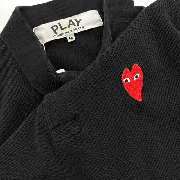 Comme des Garcons 레드와펜 PK 반팔 티셔츠 블랙