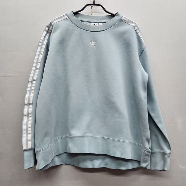 아디다스 삼선 미들 로고 맨투맨 M(L)