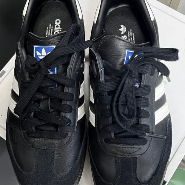 아디다스 OG 삼바 블랙 화이트