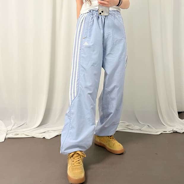 Adidas soda blue track pants