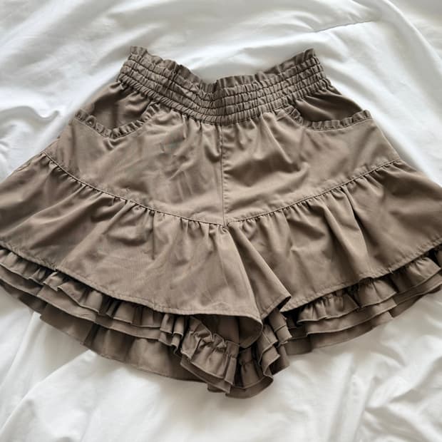 빈티지 프릴 반바지