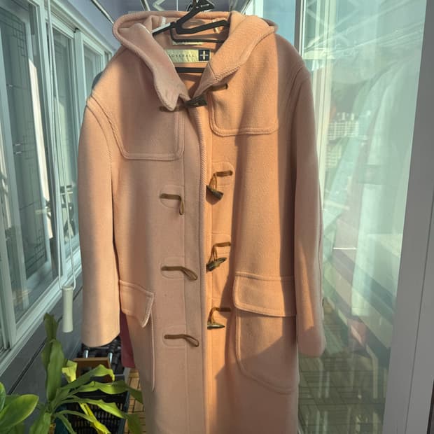 글러버올 베이비핑크 떡볶이 코트