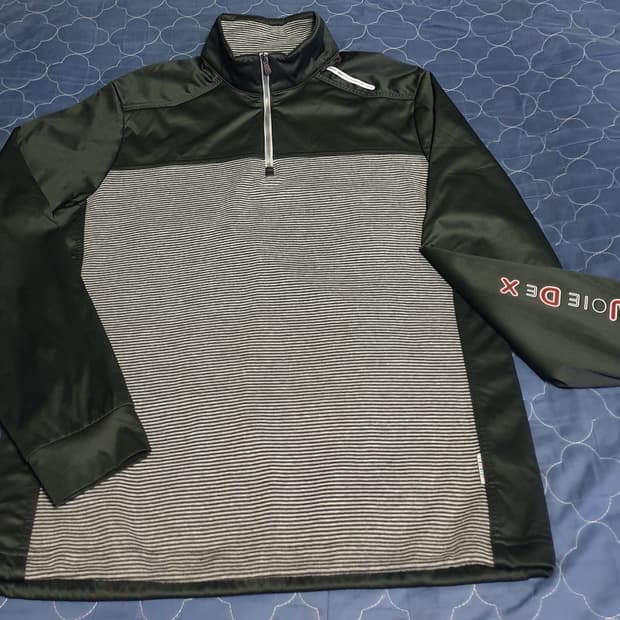 (단종매물) JDX 멀티스포츠 스트라이프배색 하프집업 (100)