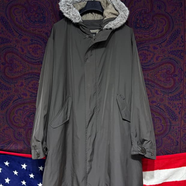 버버리 블랙라벨 피쉬테일 개파카 