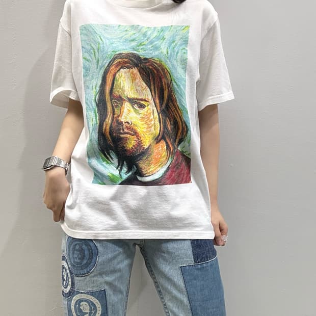 넘버나인 08S/S 커트코베인 반고흐 아트워크 티셔츠