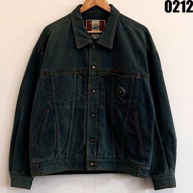 랭글러 어센틱 워크웨어 트어커 데님자켓 100 EL 0212 